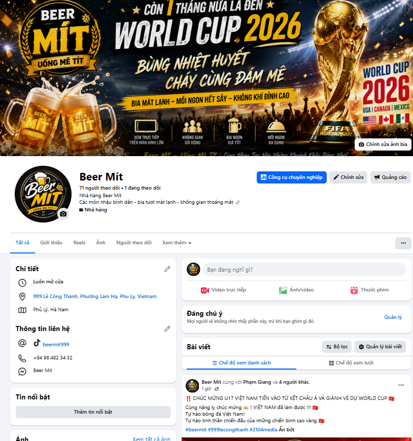 Xây dựng thương hiệu  & nhận diện thương hiệu Beer MIT